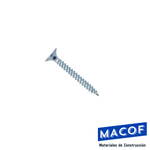Tornillo Drywall 6 x 1 5/8" Rosca Gruesa Punta Fina 100 Unidades